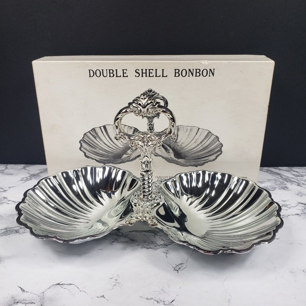 Bon Bon Tray New Silver Plated Vintage